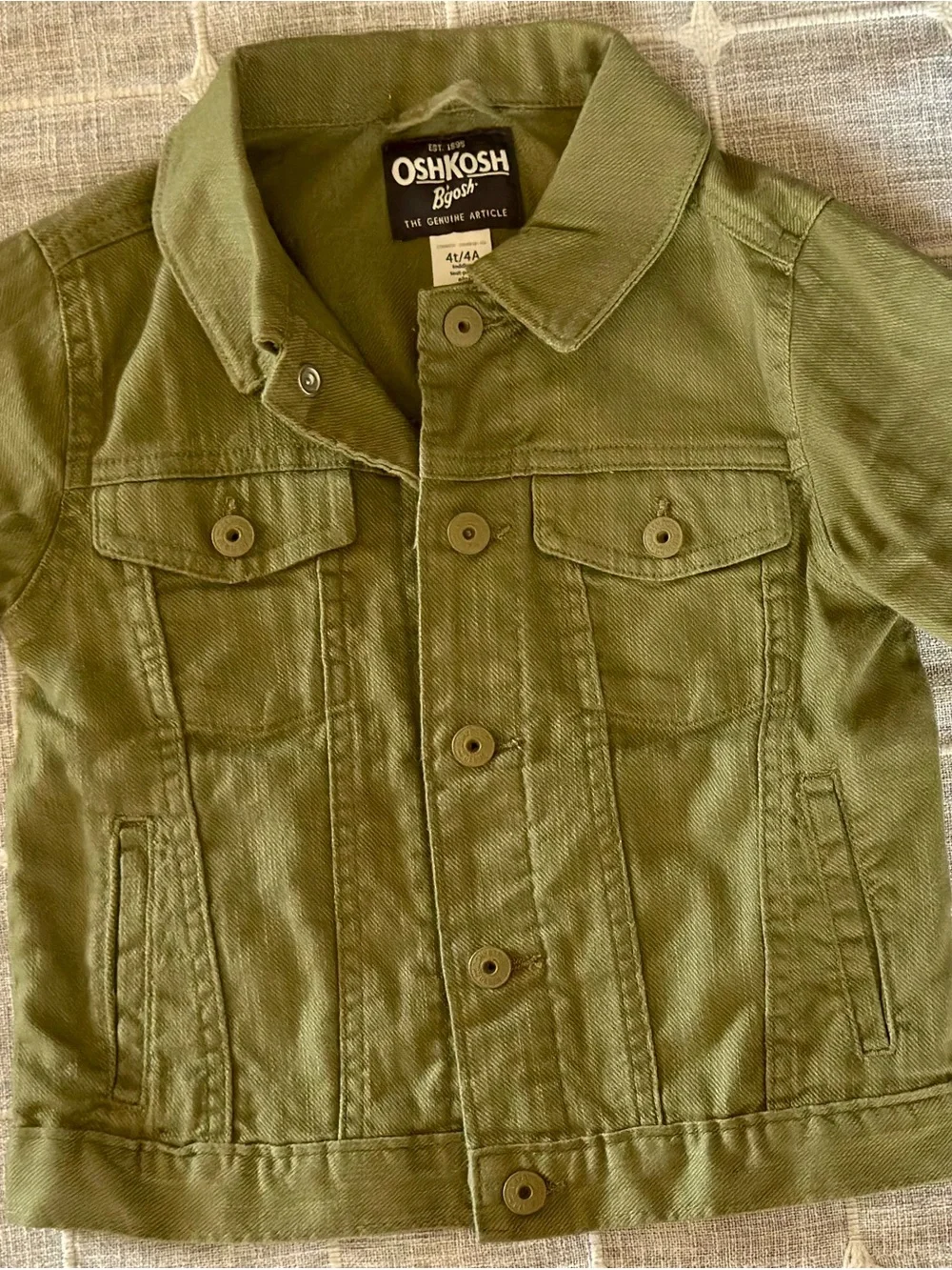 OshKosh B'gosh Men's Olive Utility Field Jacket